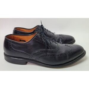 Allen Edmonds Mens Chester Black Leather Wintip Brogue Dress‎ Shoes 10.5 D